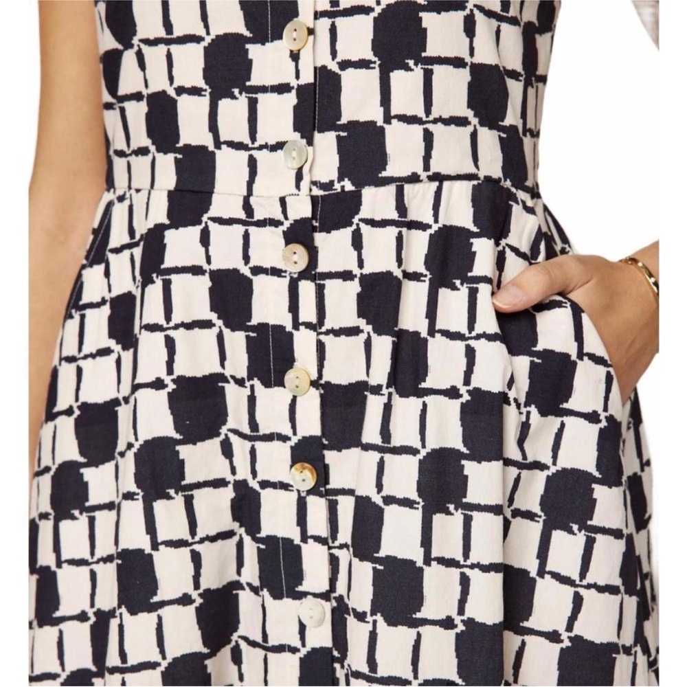 Cleobella Annette Ankle Dress in San Marino Print White Blue size XS NWT - Picture 2 of 11
